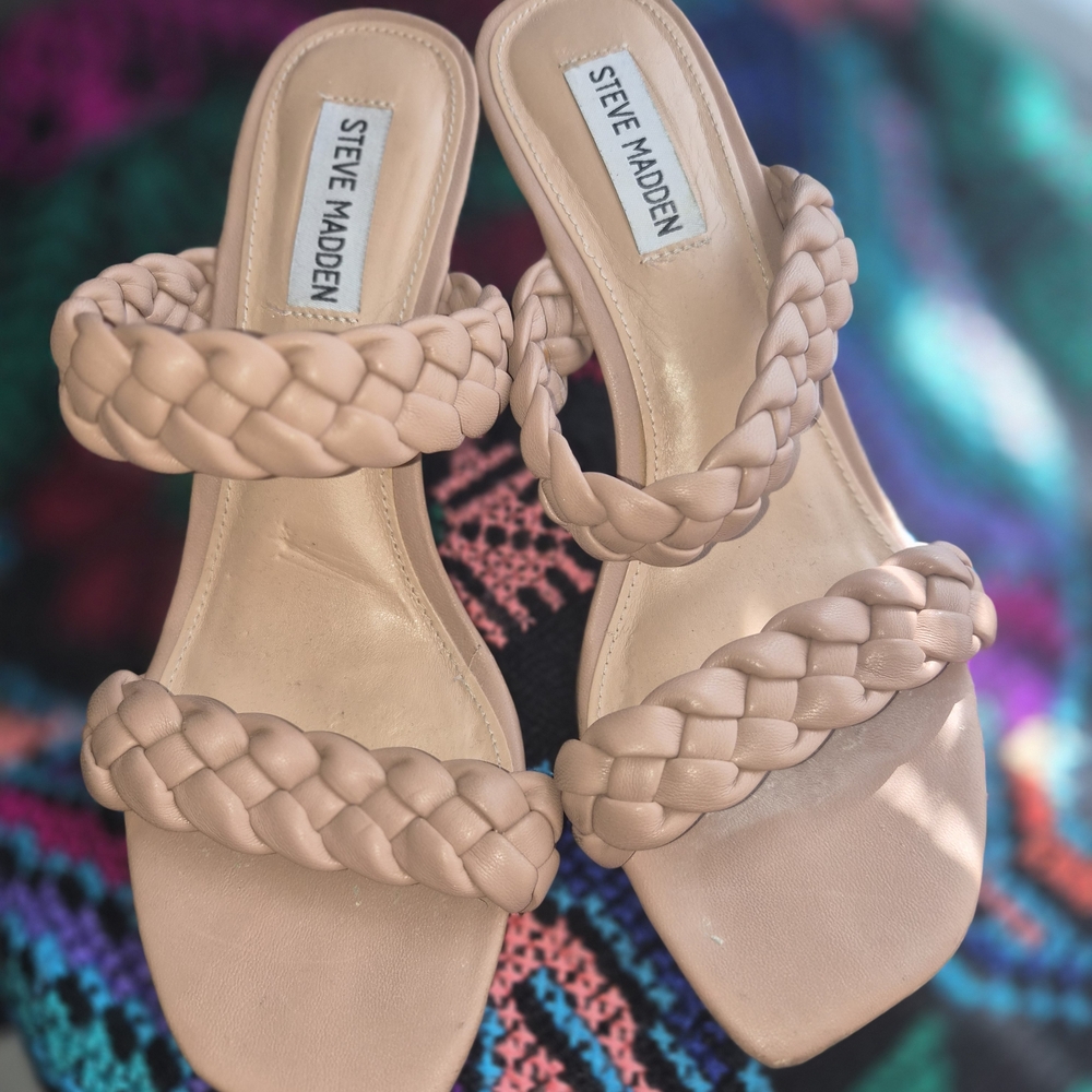Steve Madden Women's Tan Braided Sandals